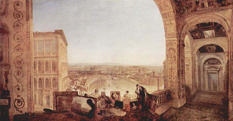 Joseph Mallord William Turner Rom, vom Vatikan aus gesehen Spain oil painting art